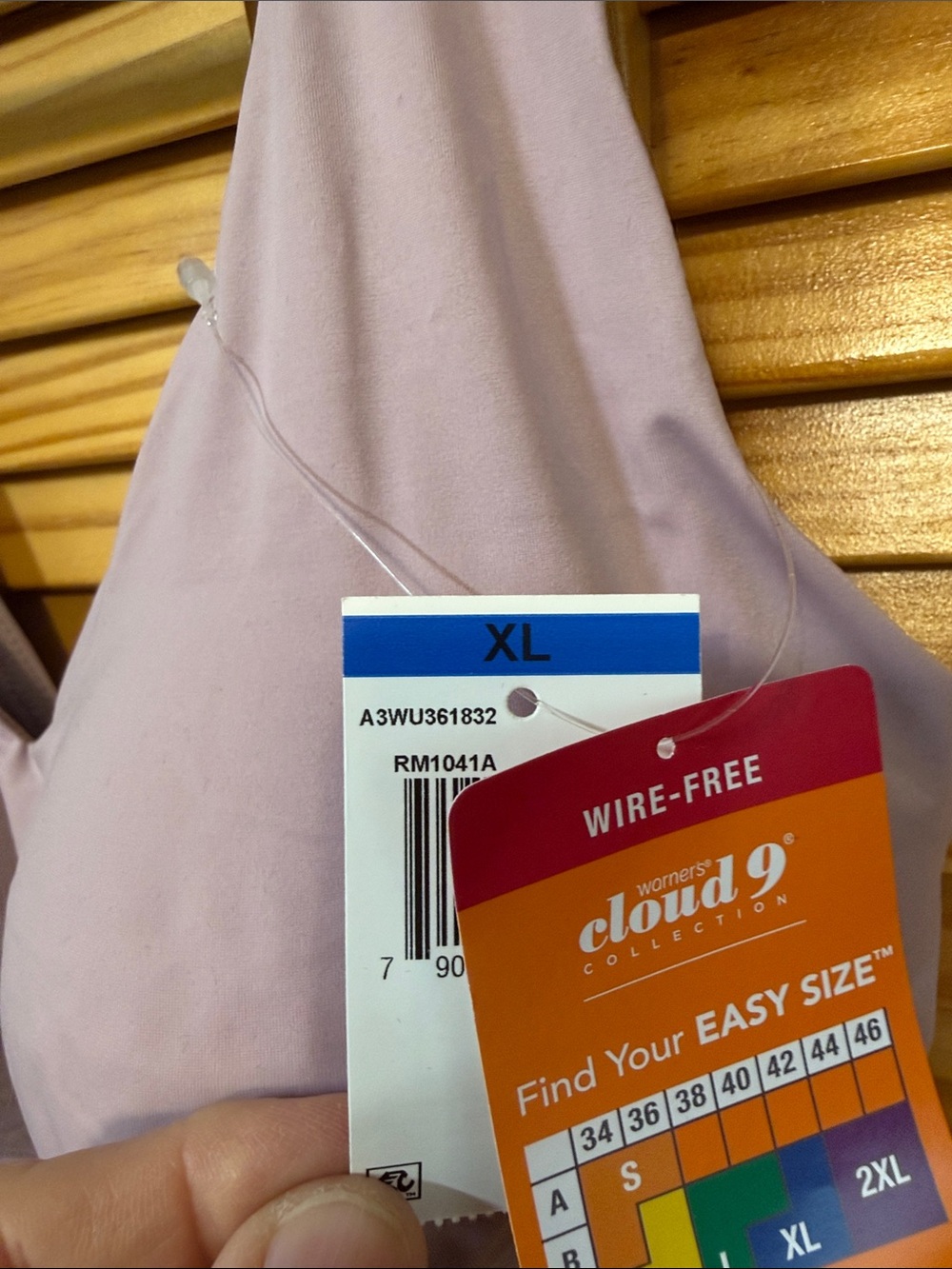 Warner's Wireless Soft Bra in Pale Mauve - Picture 4 of 5